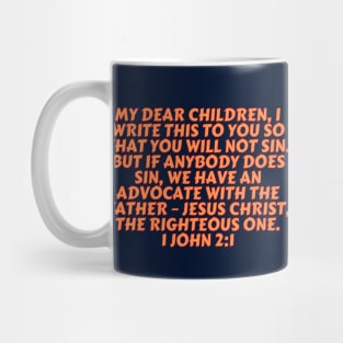 Bible Verse 1 John 2:1 Mug